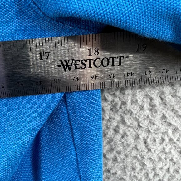 Vineyard Vines Boys Polo Shirt Extra Large 18 Blue Pique Pullover Short‎ Sleeve - Picture 7 of 9